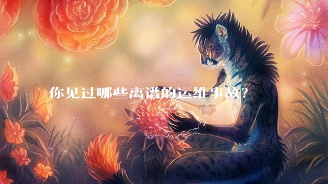 你见过哪些离谱的运维事故？